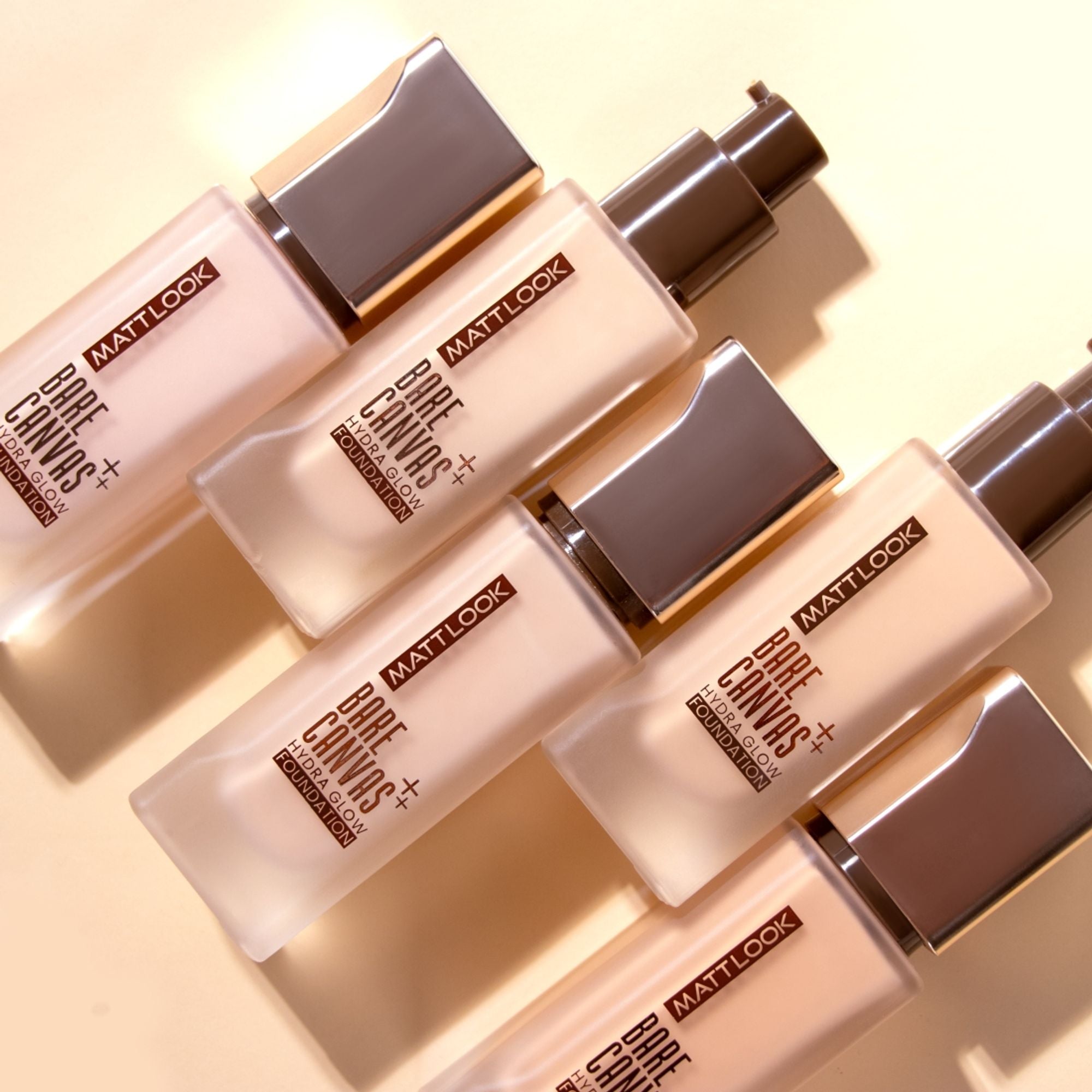 Matt Look Bare Canvas Hydra Foundation - Peach Glow