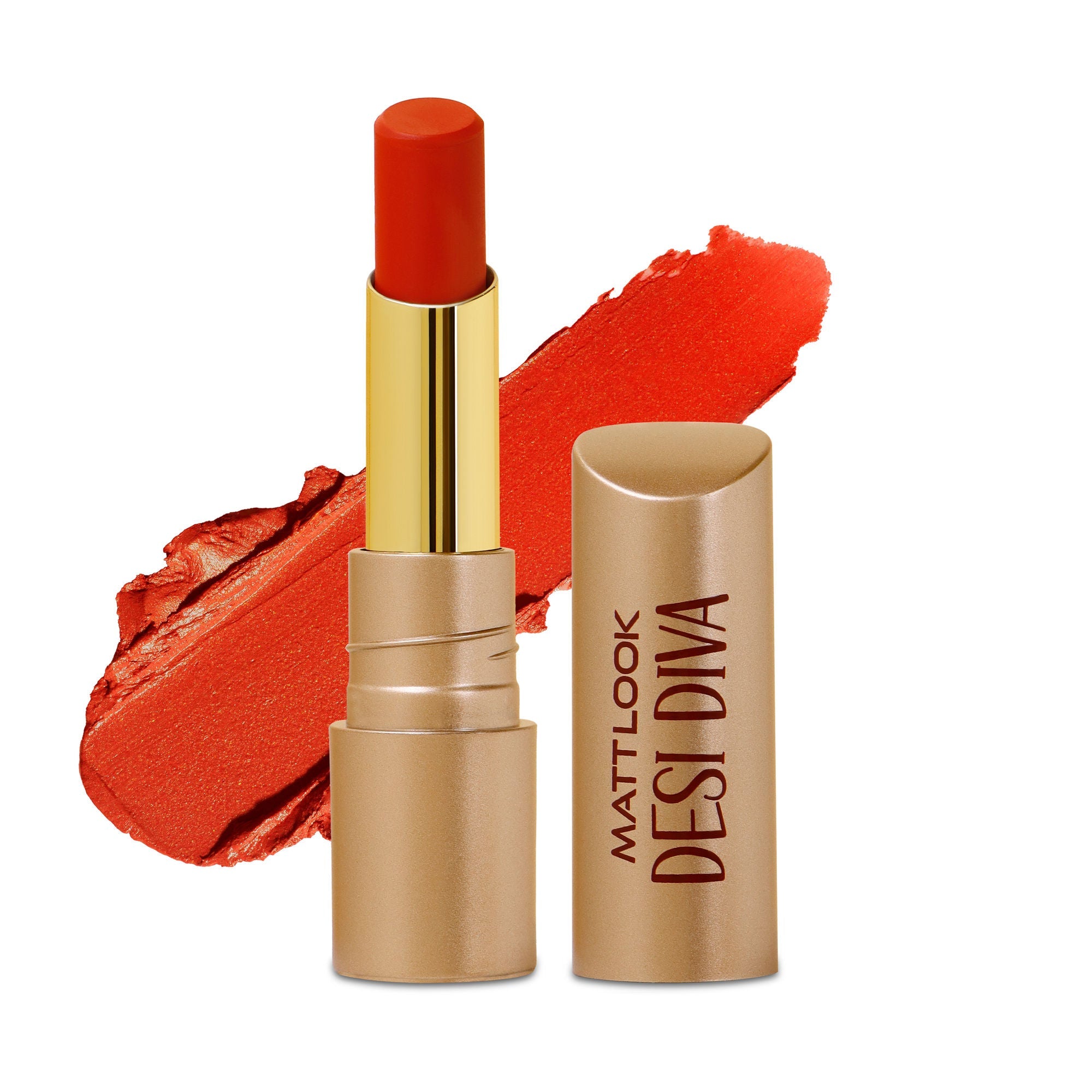 Matt Look Desi Diva HD Matte Lipstick - Red Hot-01