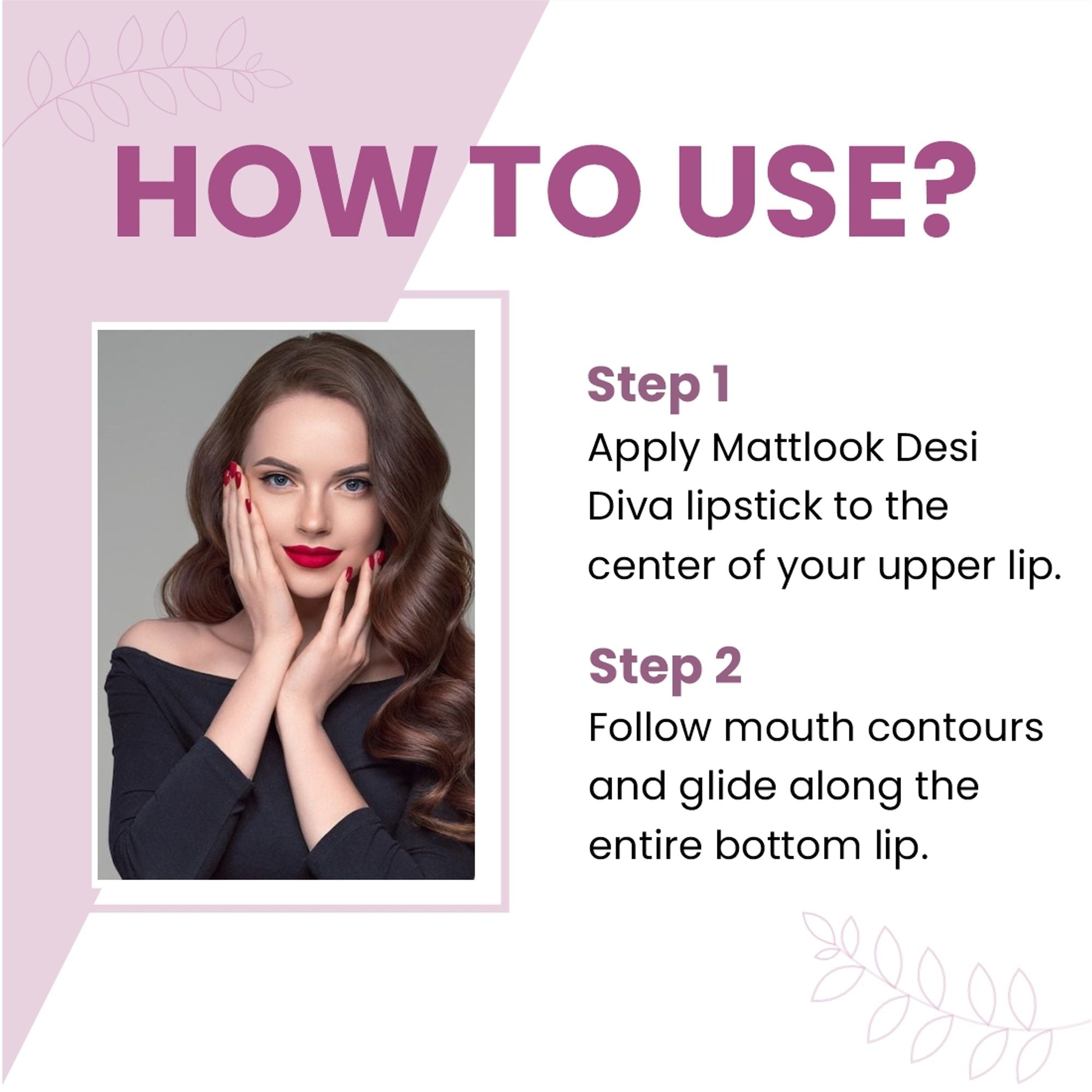 Matt Look Desi Diva HD Matte Lipstick - Red Hot-01