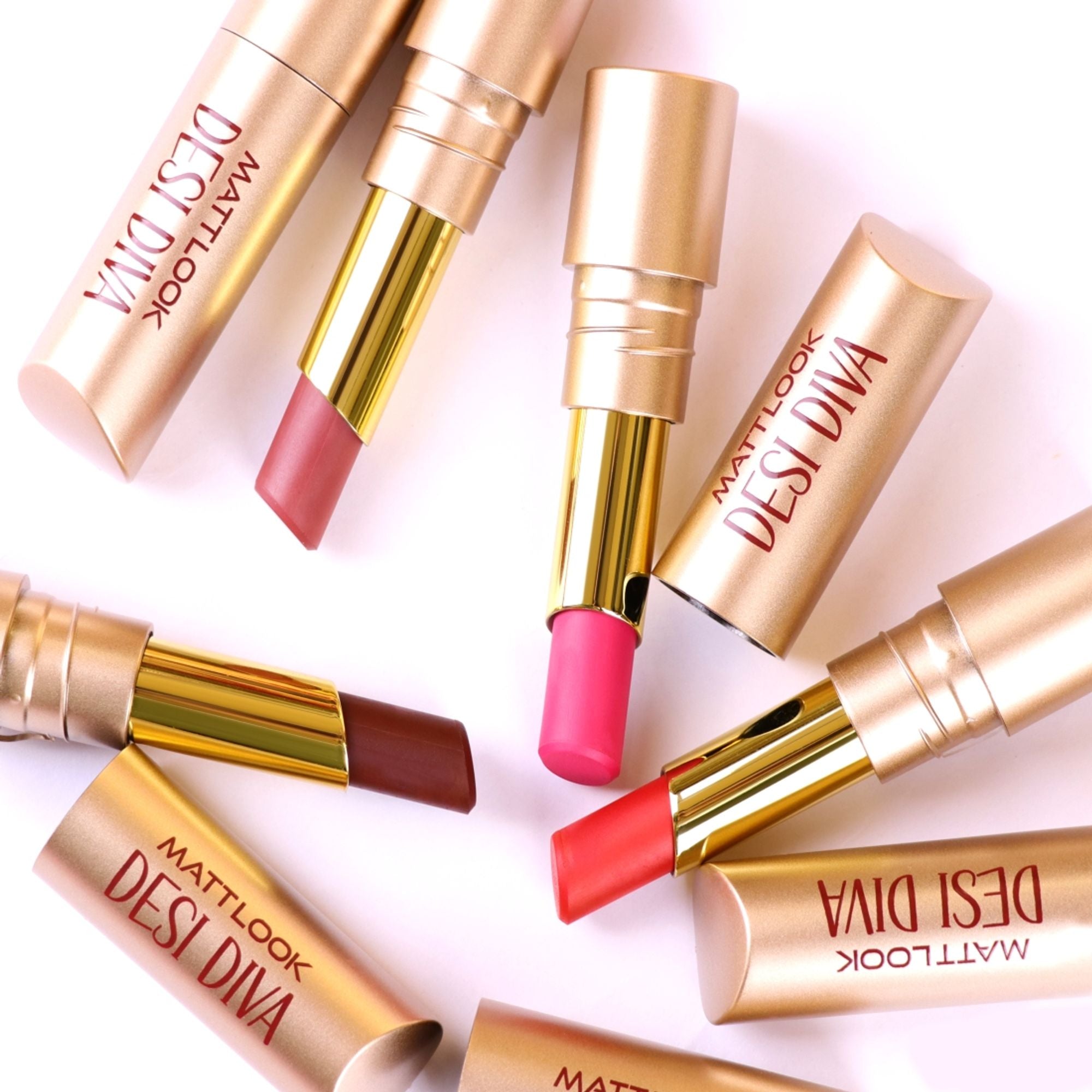 Matt Look Desi Diva HD Matte Lipstick - Soft Mauve-19