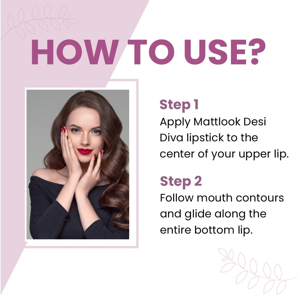 Matt Look Desi Diva HD Matte Lipstick - Nude Blush-22