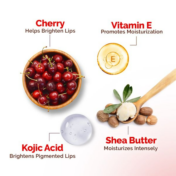Mamaearth Cherry Moisture Therapy Lip Balm with Cherry & Vitamin E For Dry & Chapped Lips