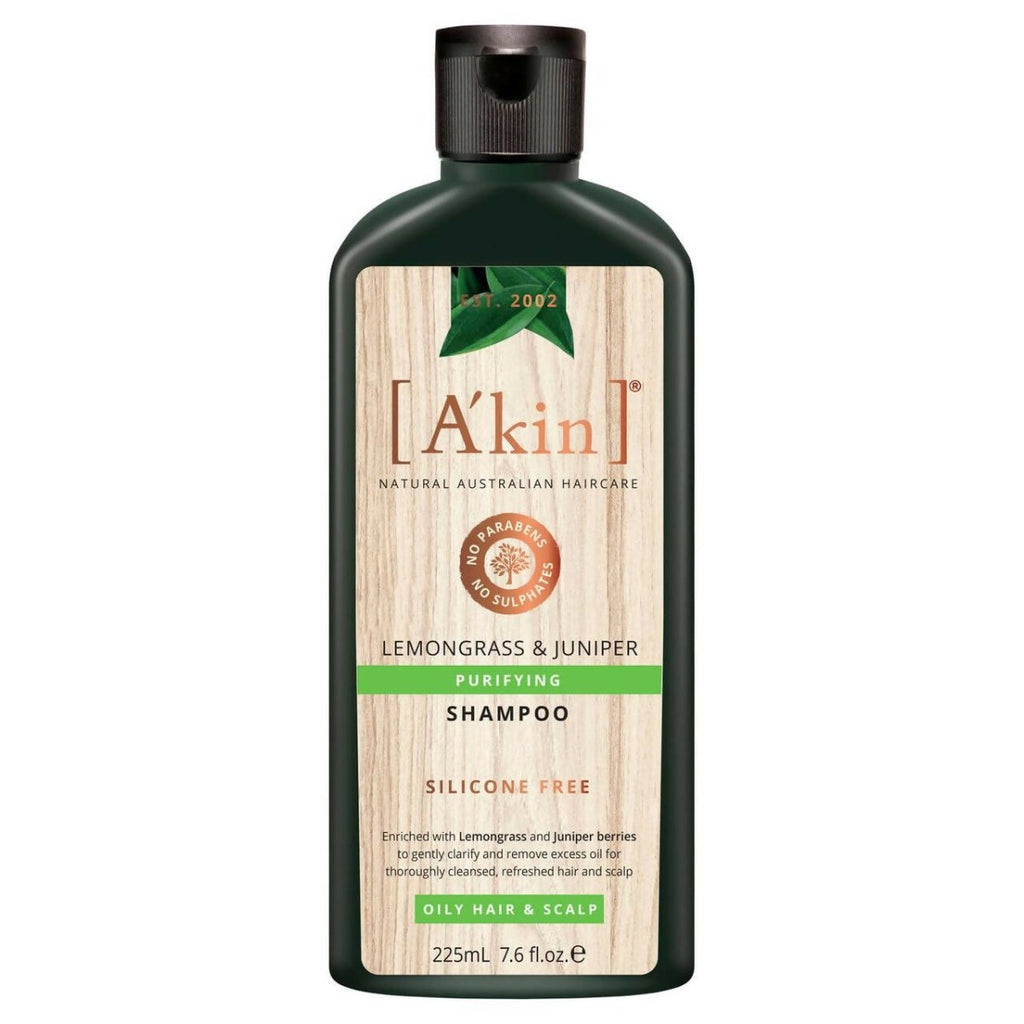 Akin Natural Purifying Lemongrass & Juniper Shampoo