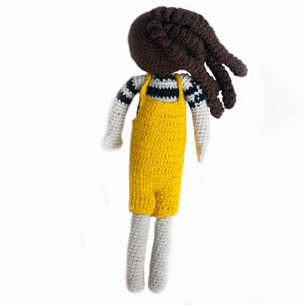 Nesta Toys Handmade Crochet Doll for Kids (11 Inch), Amigurumi Stuffed Toy