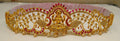 AD Ruby Temple Bridal Waist Belt