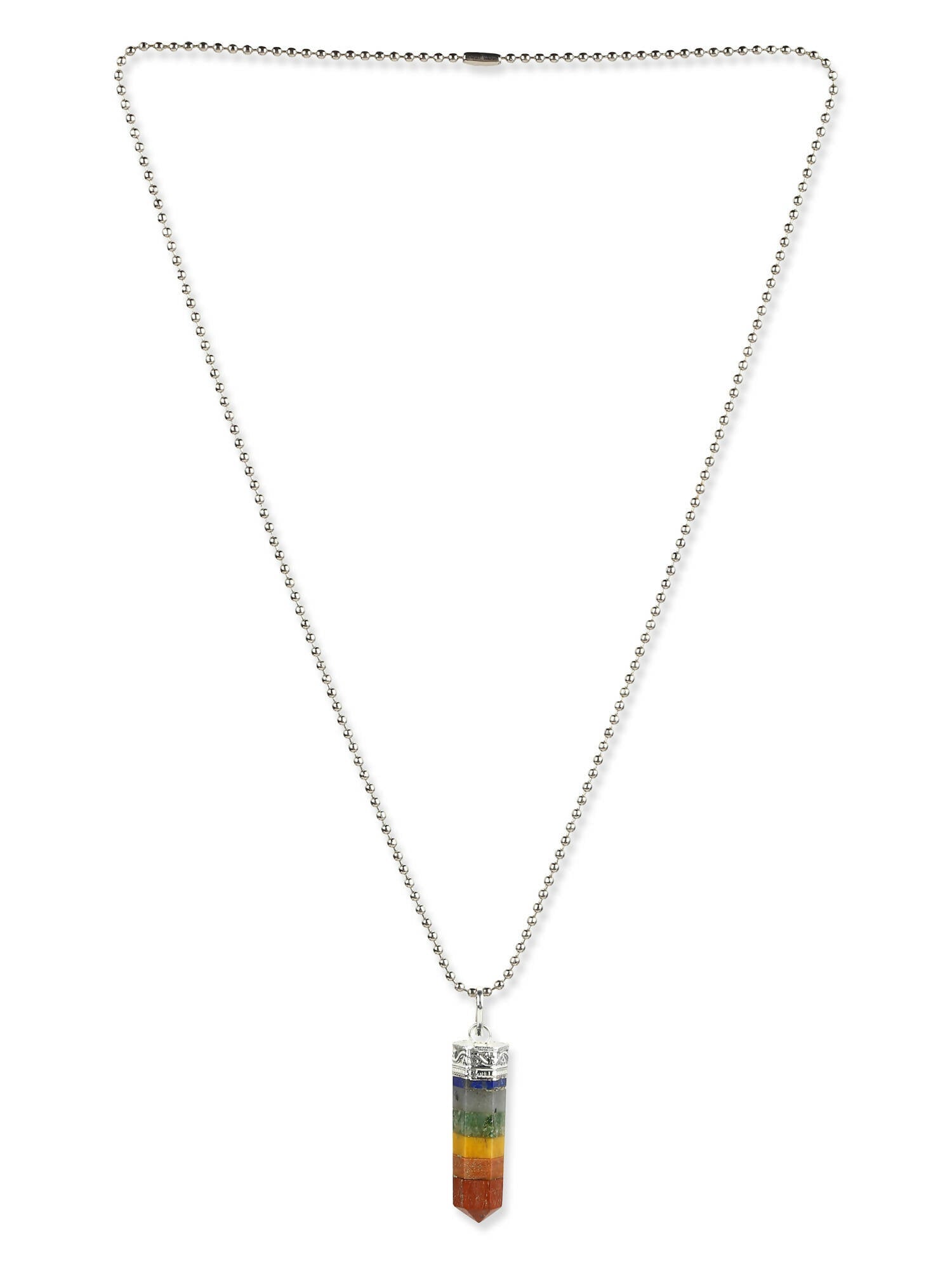 Silver-Plated Necklace - Ruby Raang