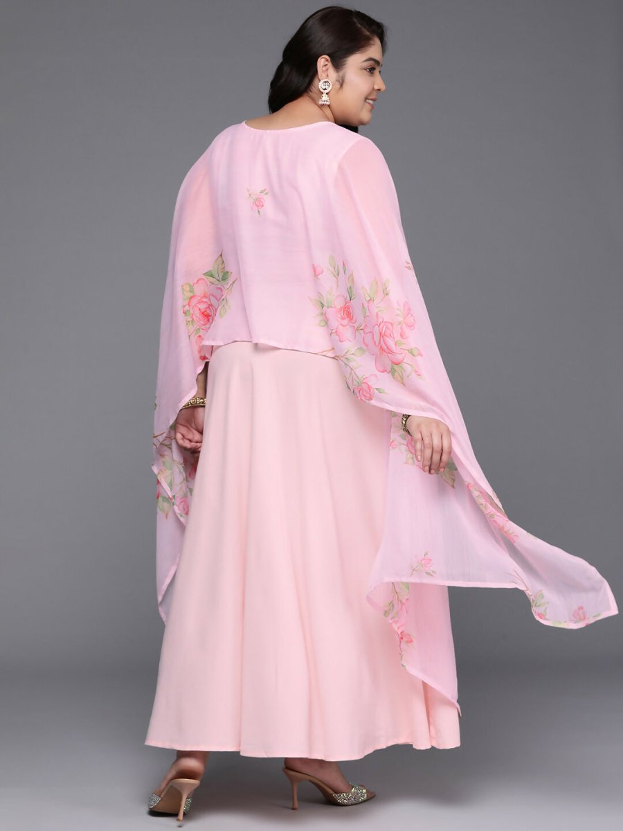 Ahalyaa Women's Traditional wear Ethnic Dress - Pink
