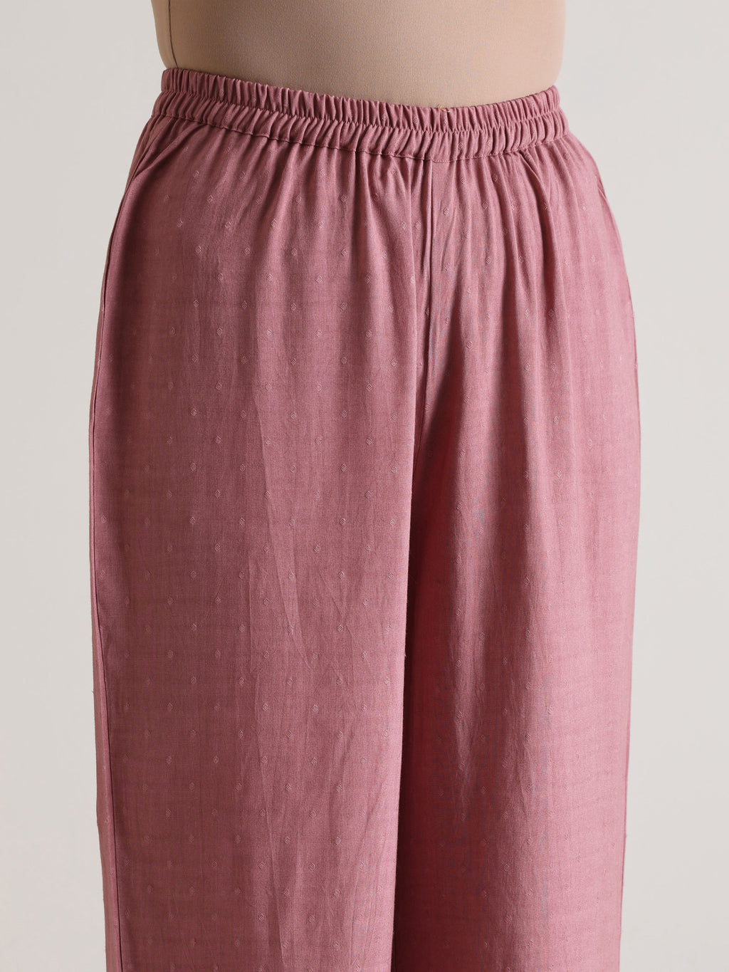 trueBrowns Mauve Angrakha Kurta Set