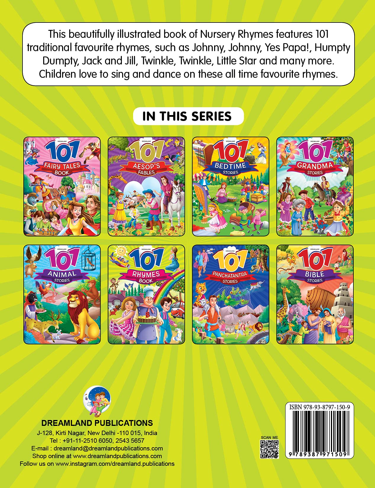 Dreamland 101 Rhymes Book