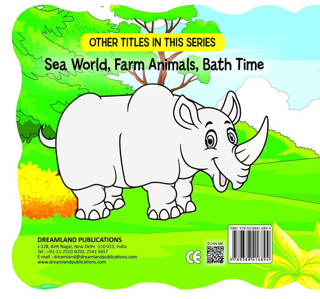 Dreamland Magic Bath Book - Zoo Animals