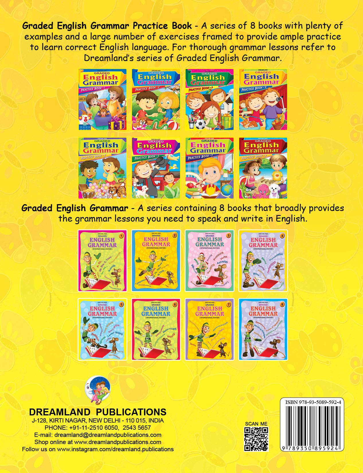 Dreamland Graded English Grammar Practice Book - 6