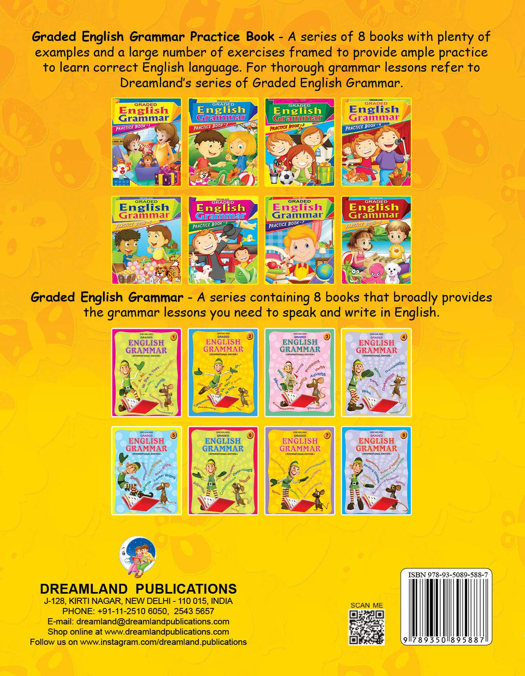 Dreamland Graded English Grammar Practice Book - 2