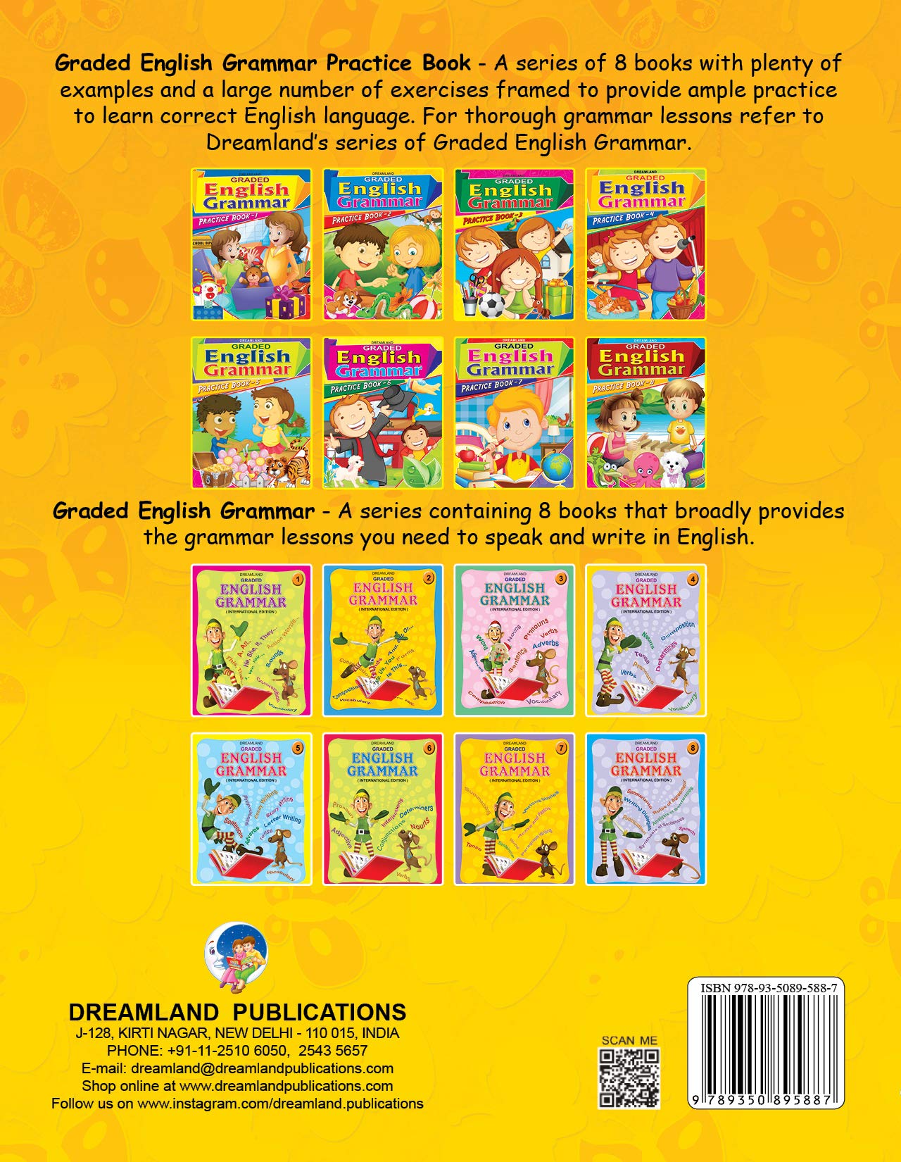 Dreamland Graded English Grammar Practice Book - 2