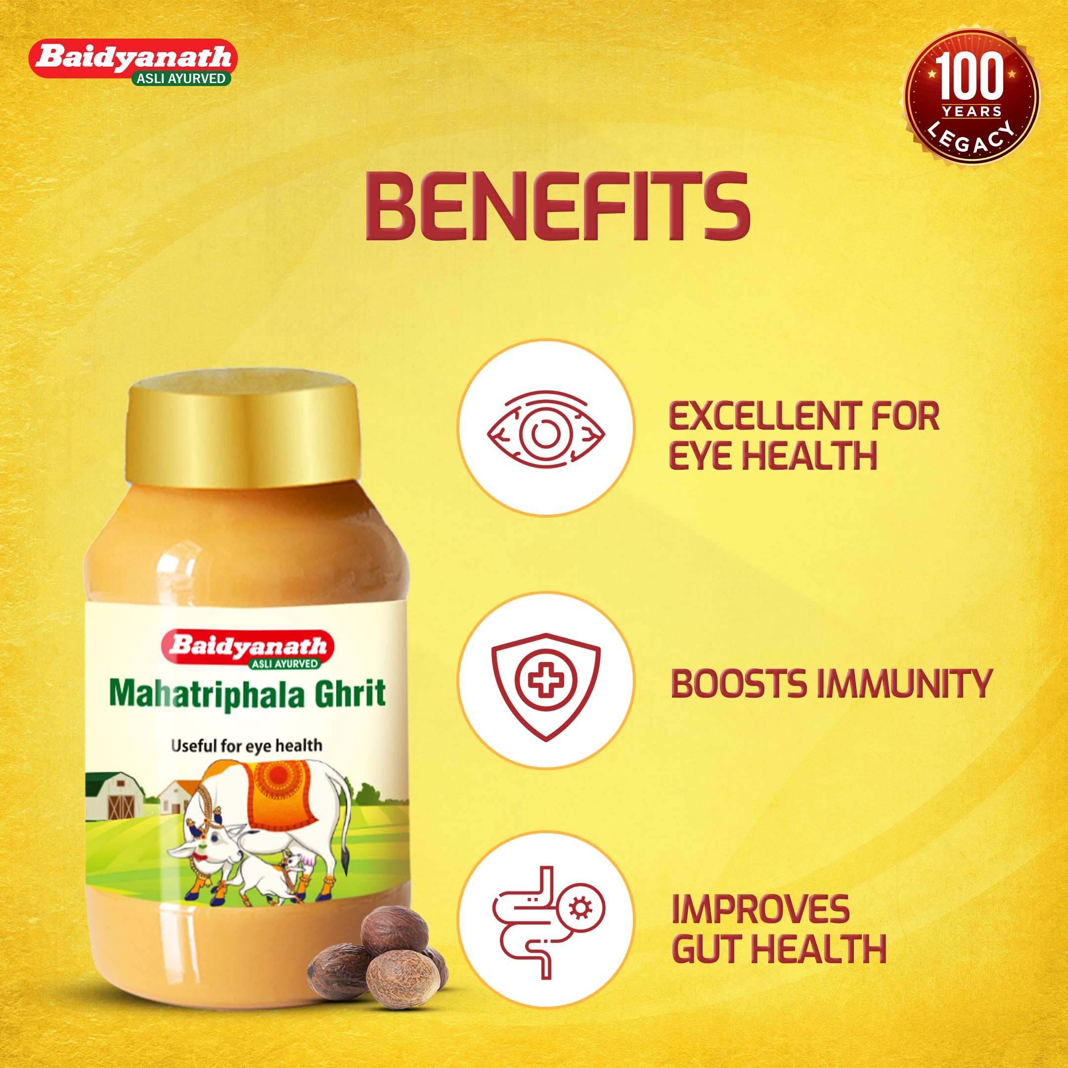Baidyanath Mahatriphala Ghrita