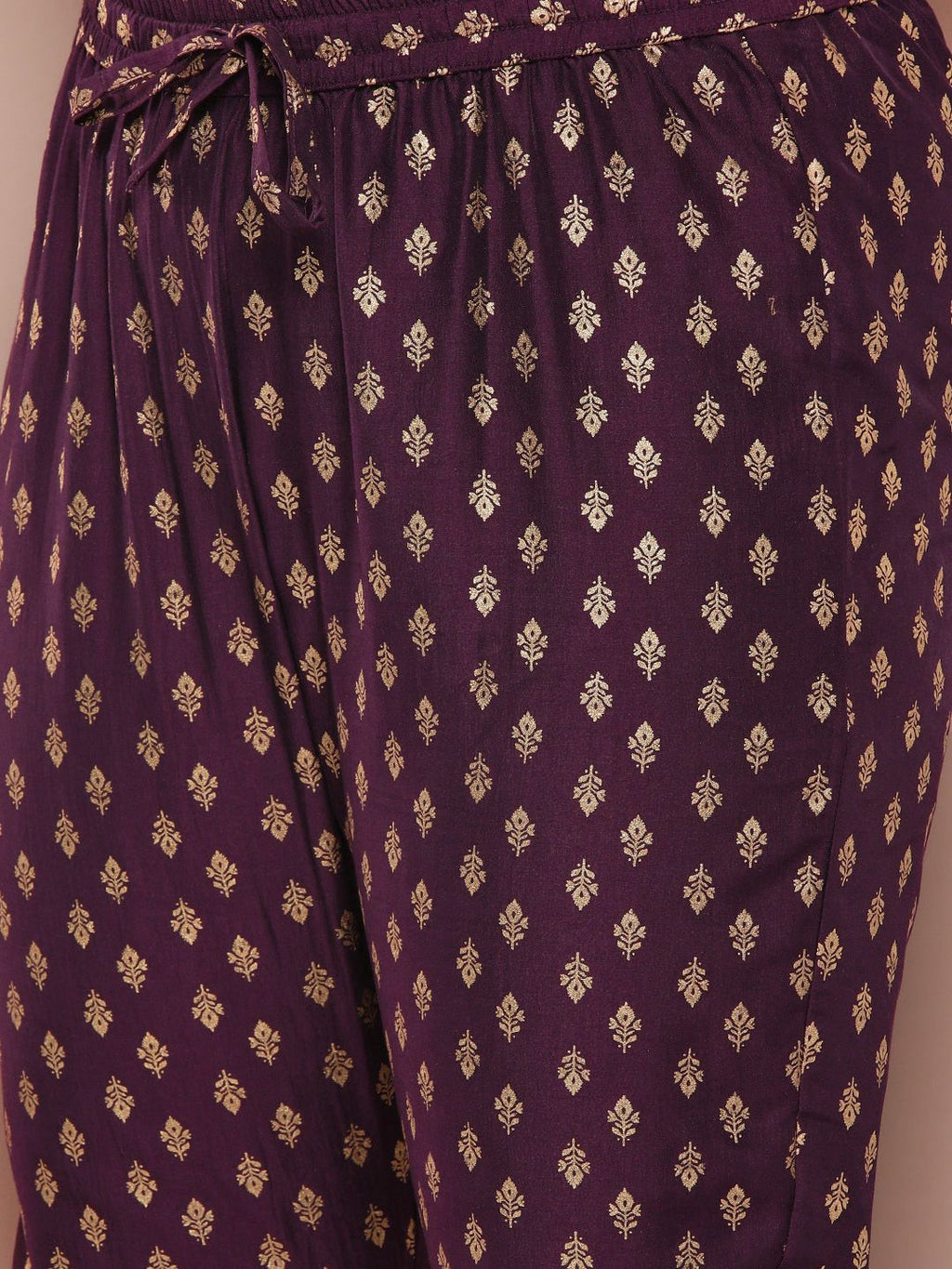 Sztori Plus Size Ethnic Motifs Printed Kurta Set