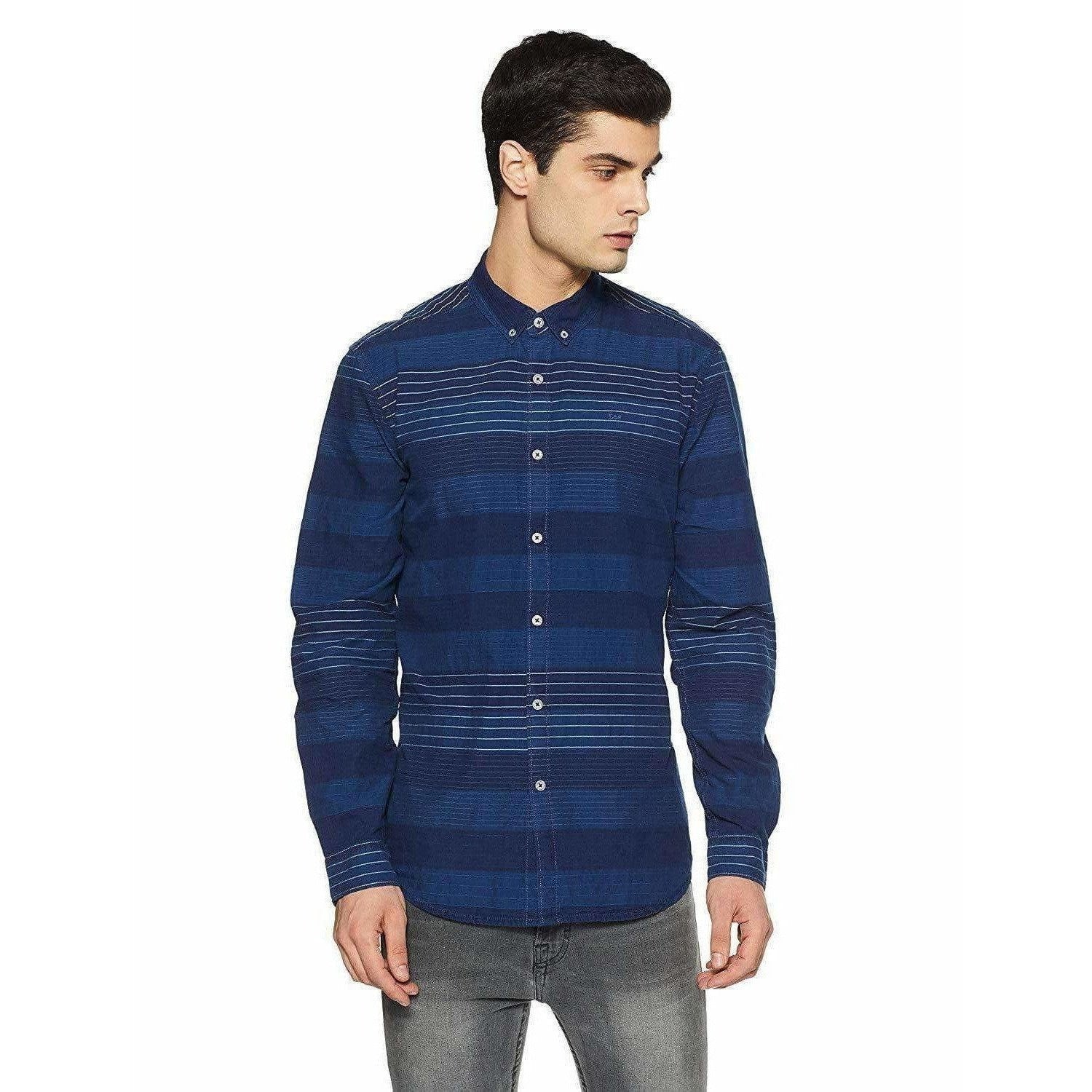 Lee Men's Checkered Slim Fit Casual Shirt