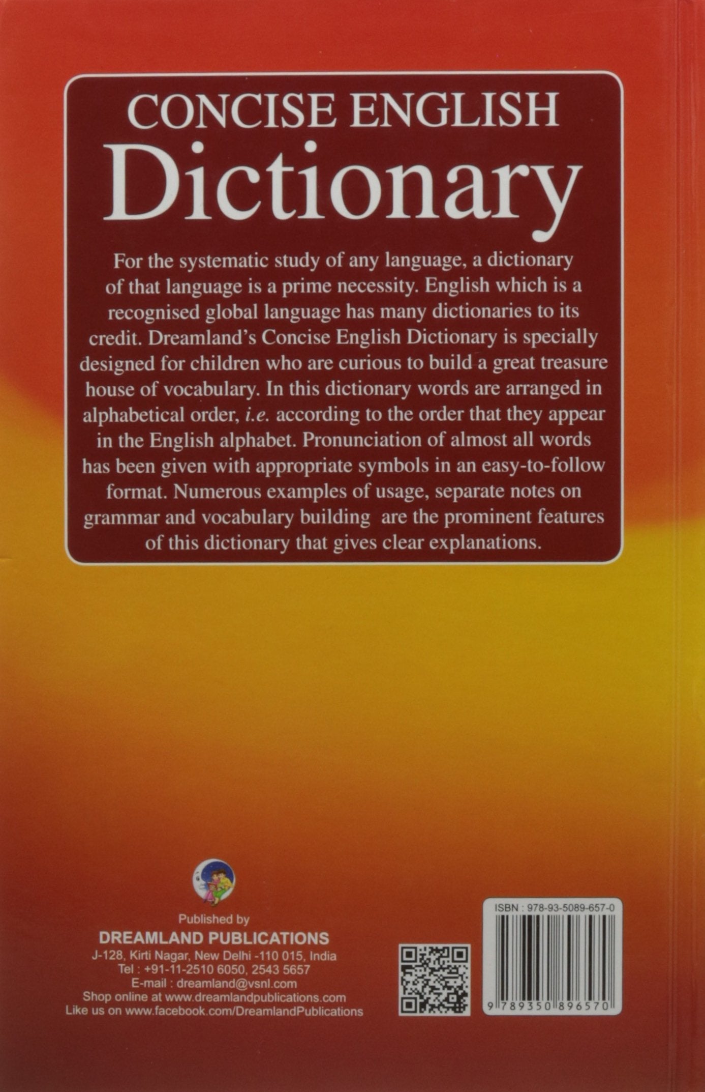 Dreamland Concise English Dictionary