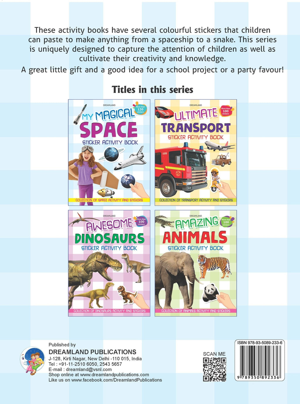 Dreamland My Magical Space (Sticker Activity Book)