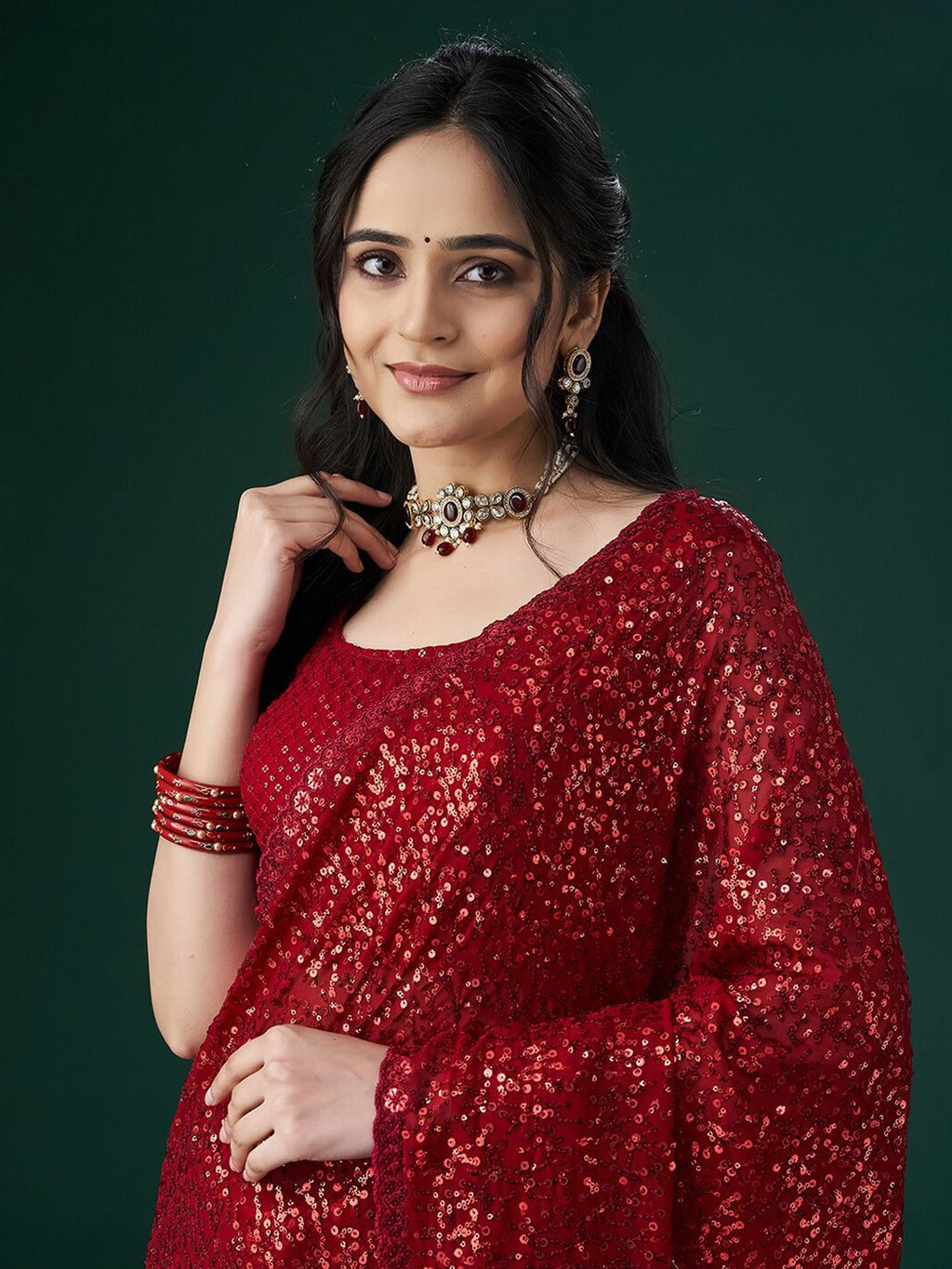 kasee Embellished Sequinned Saree