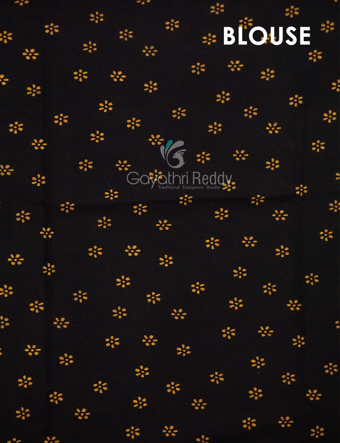 Mustard Yellow And Chikoo Coloured Block Print Handloom Mulmul Cotton Saree By Gayathri Reddy Designer Studio