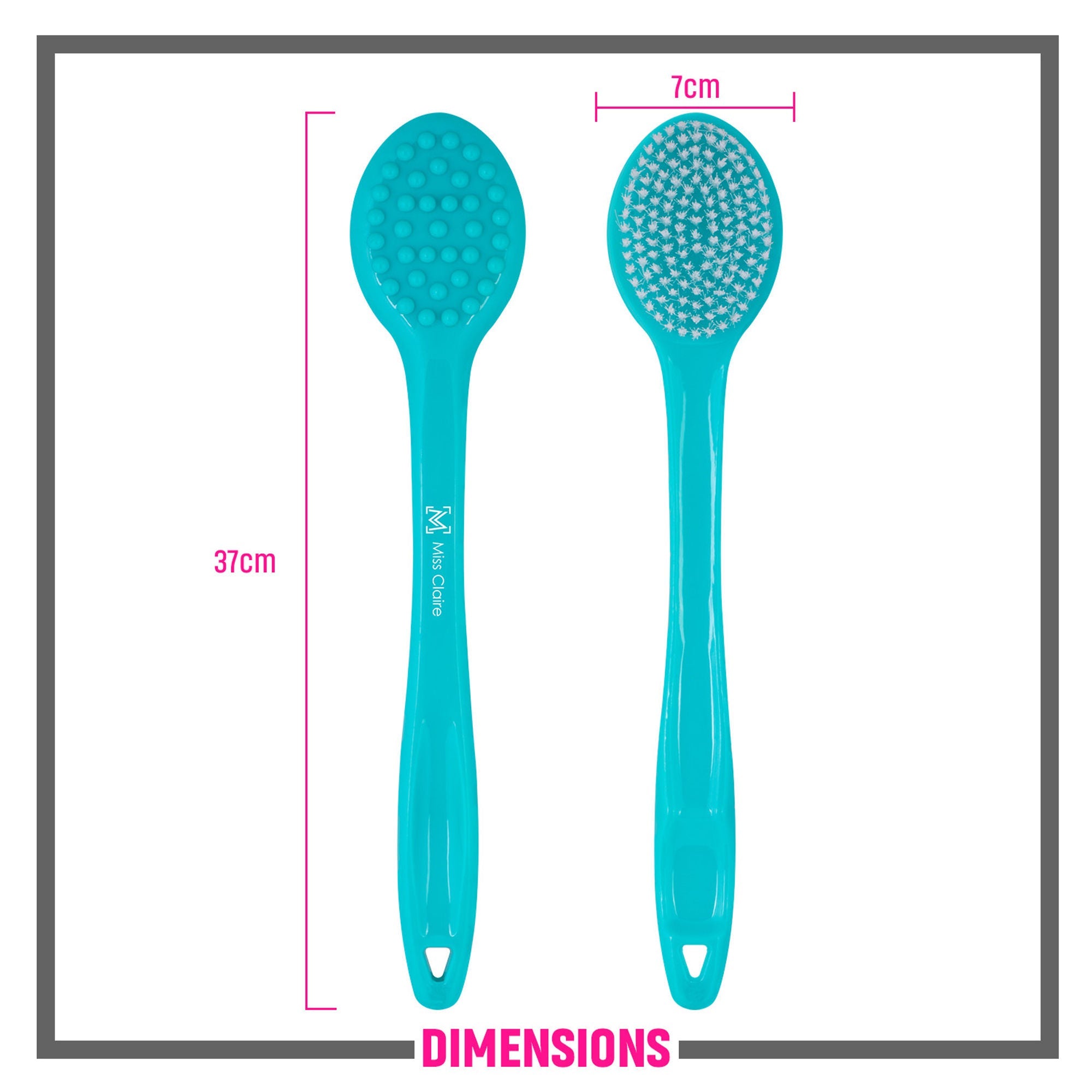 Miss Claire Lx038 Bath Brush - Blue