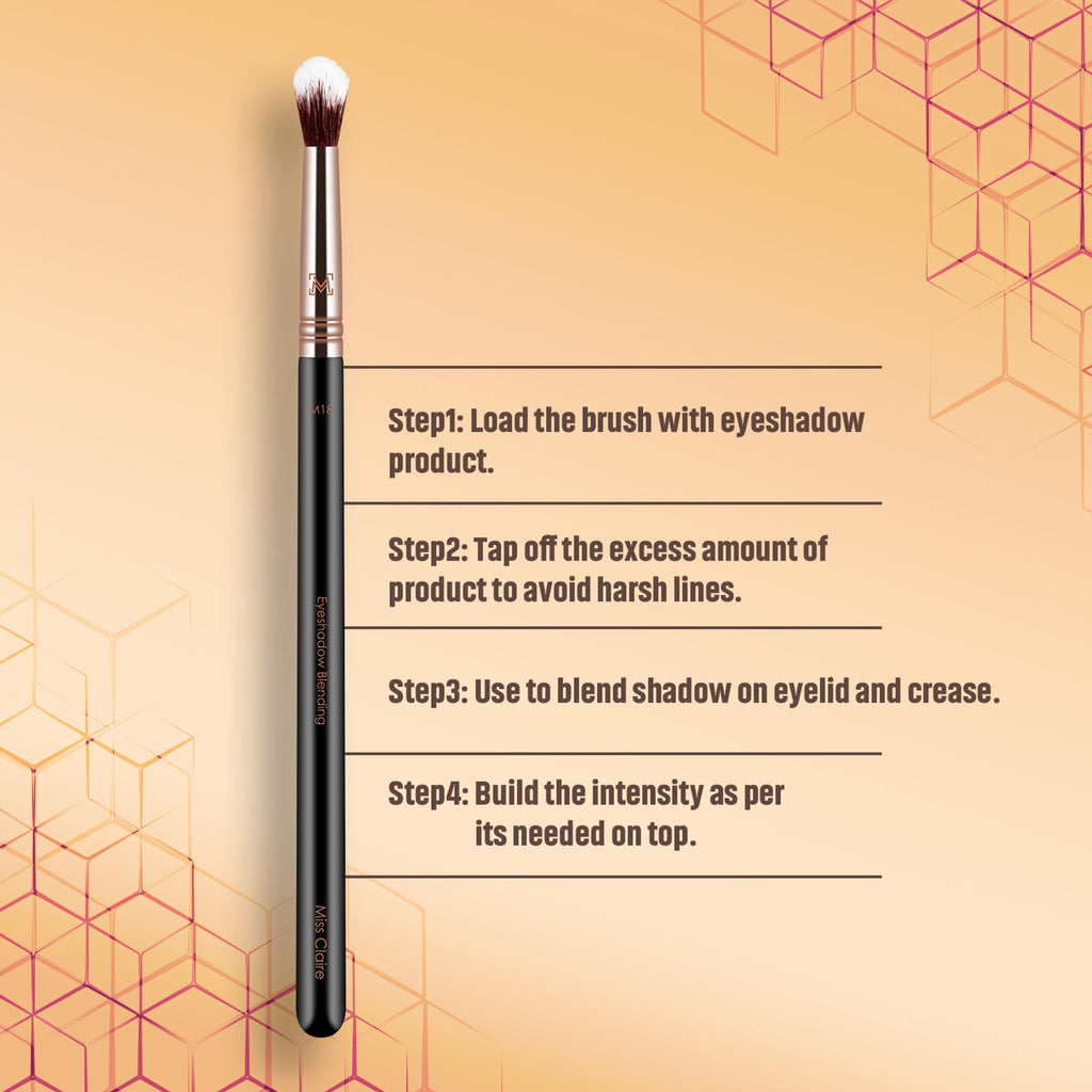 Miss Claire M18 - Eyeshadow Blending Brush - Rose Gold