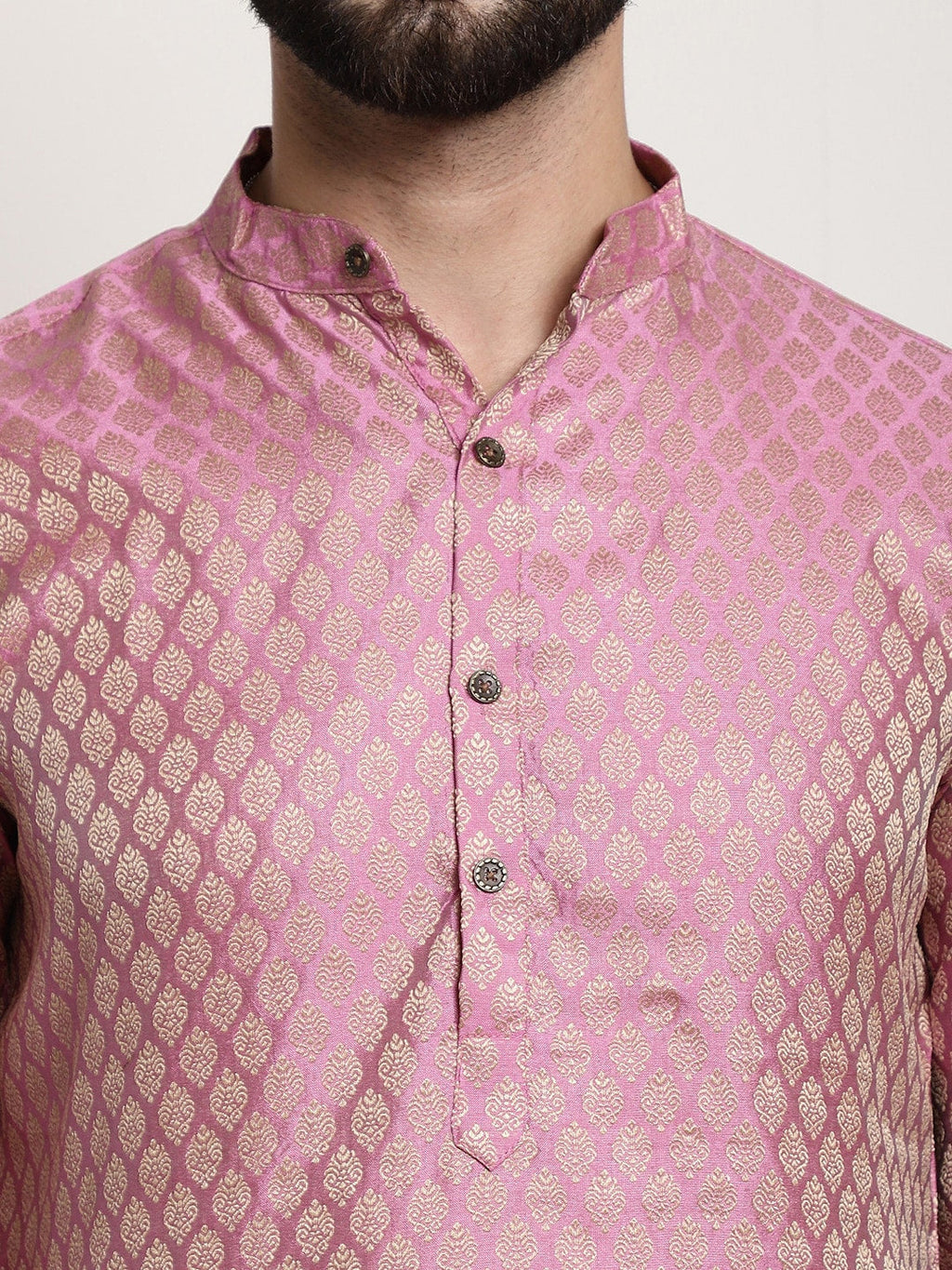 Sojanya Ethnic Motifs Woven Design Straight Kurta With Churidar