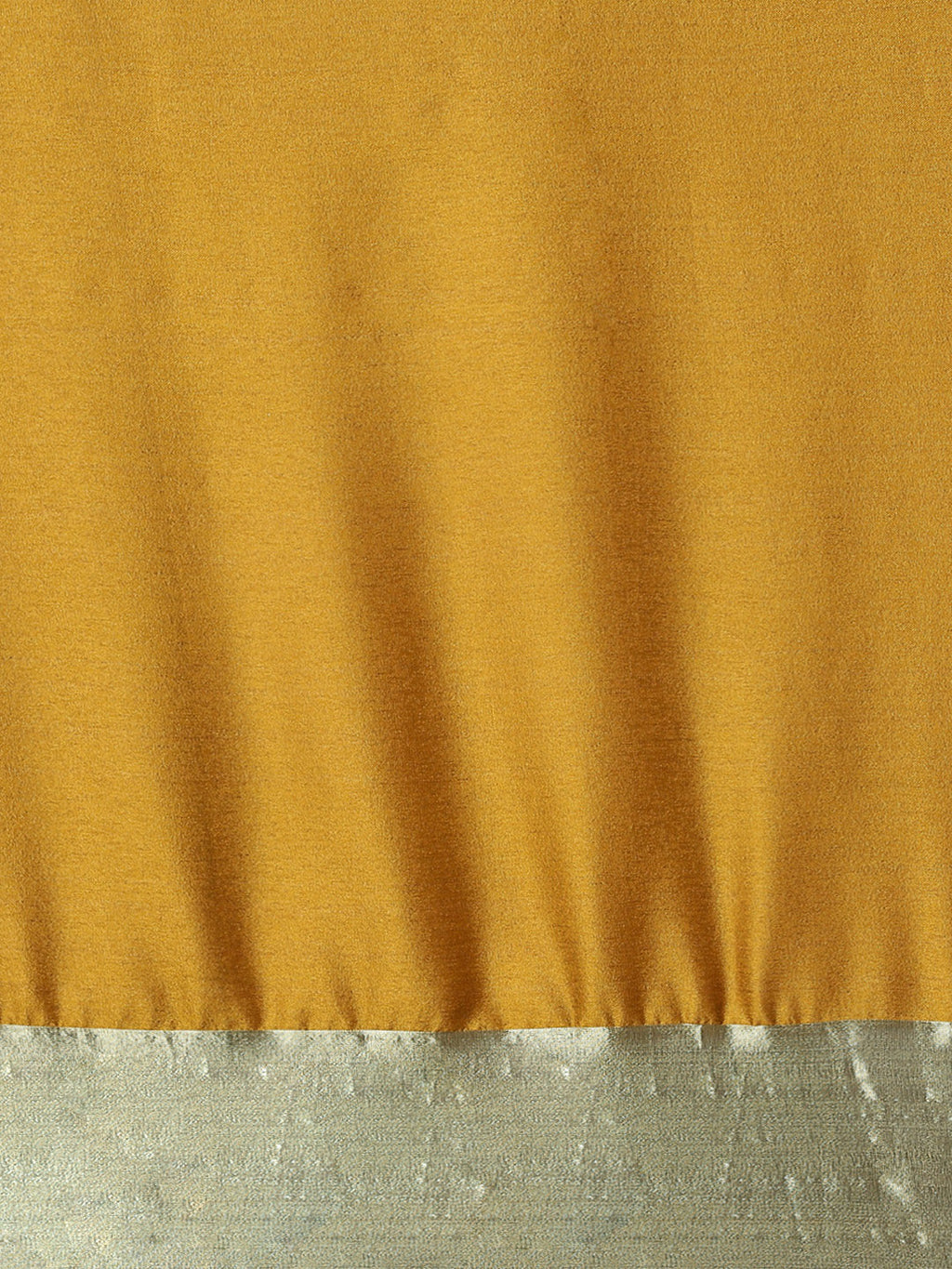 Saree Mall Mustard Zari Silk Blend Uppada Saree