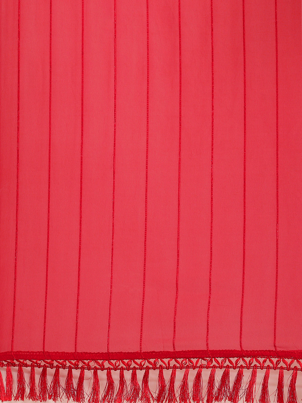 Tikhi Imli Red Striped Saree