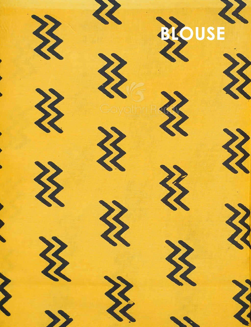 Black And Banana Yellow Colour Block Print Pure Mulmul Cotton Saree By Gayathri Reddy Designer Studio