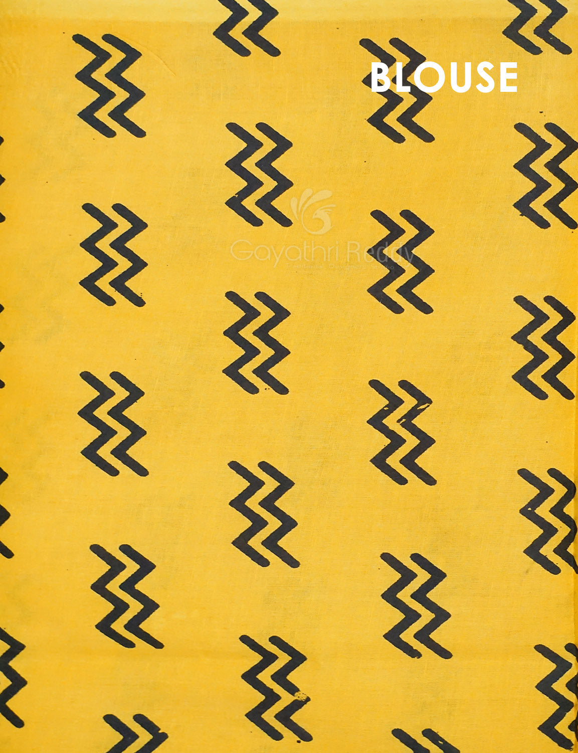 Black And Banana Yellow Colour Block Print Pure Mulmul Cotton Saree By Gayathri Reddy Designer Studio