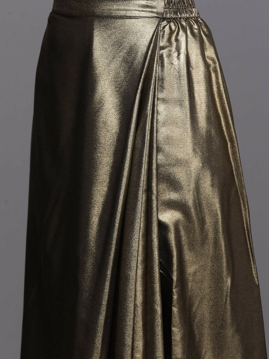 Ahalyaa Women's Traditional Wear Co-ods - Antiqe Gold