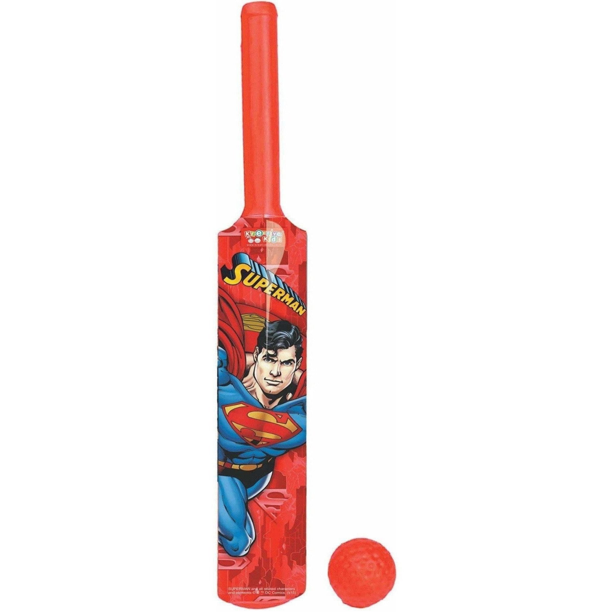 Cricket Set with 1 Plastic Bat & Ball, 4 Wickets, Base and Ball Cricket Kit