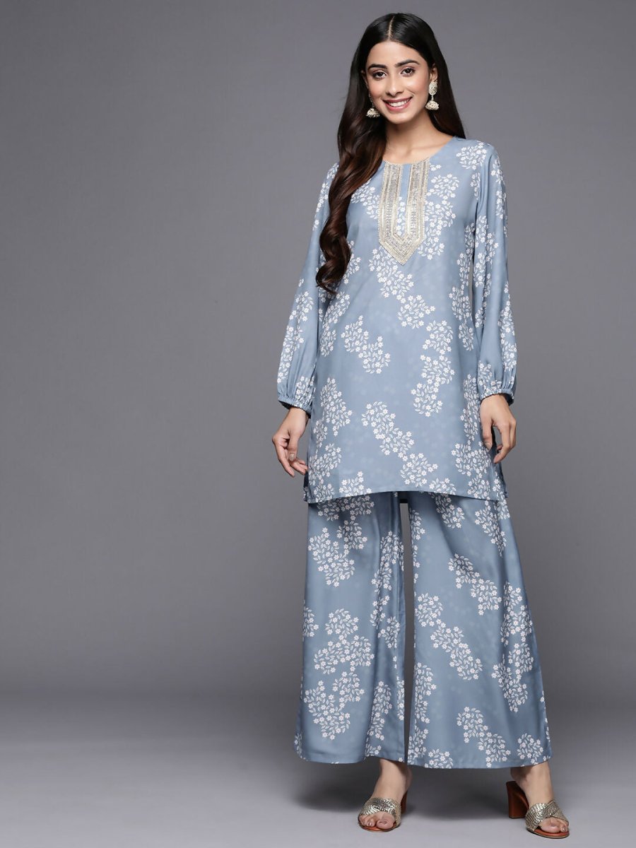 Ahalyaa Women's Traditional Wea Co-ods - Grey