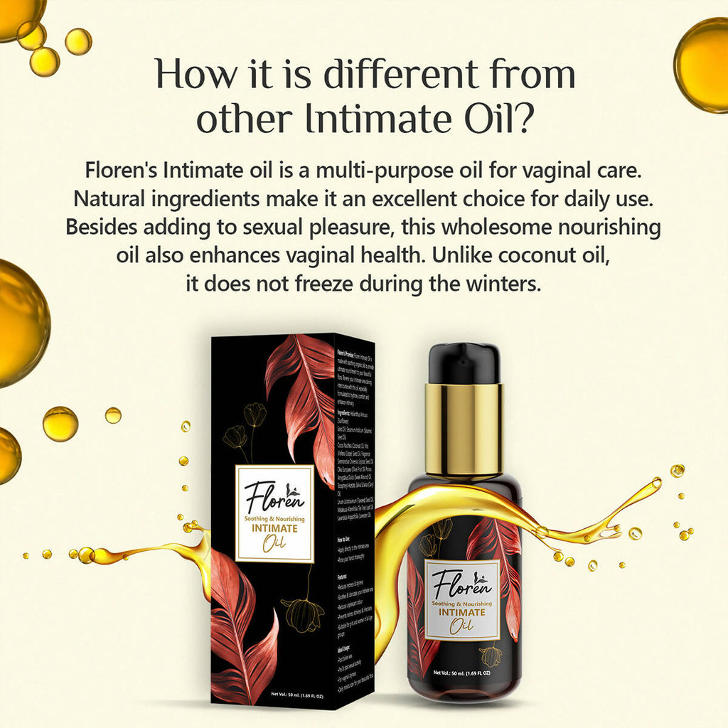 Floren Reusable Menstrual Cup with Intimate Oil for Women