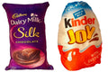 Unique Fashion Pack of 2 Microfibre Filled Reversible Cushion For Kids - Dairy Milk Silk And Kinder Joy