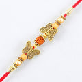 Ethnic Butterfly Rudraksha Rakhi & Cadbury Temptations