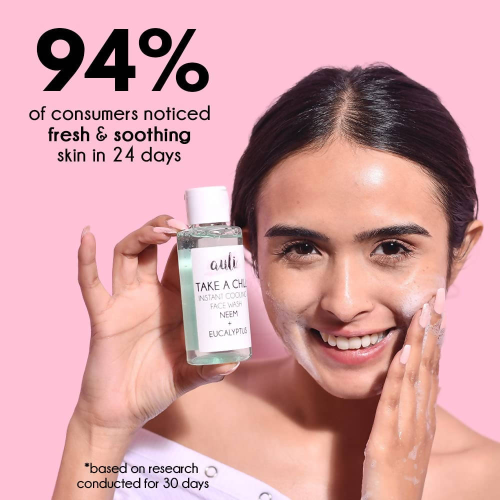 Auli Take A Chill Instant Cooling Face Wash