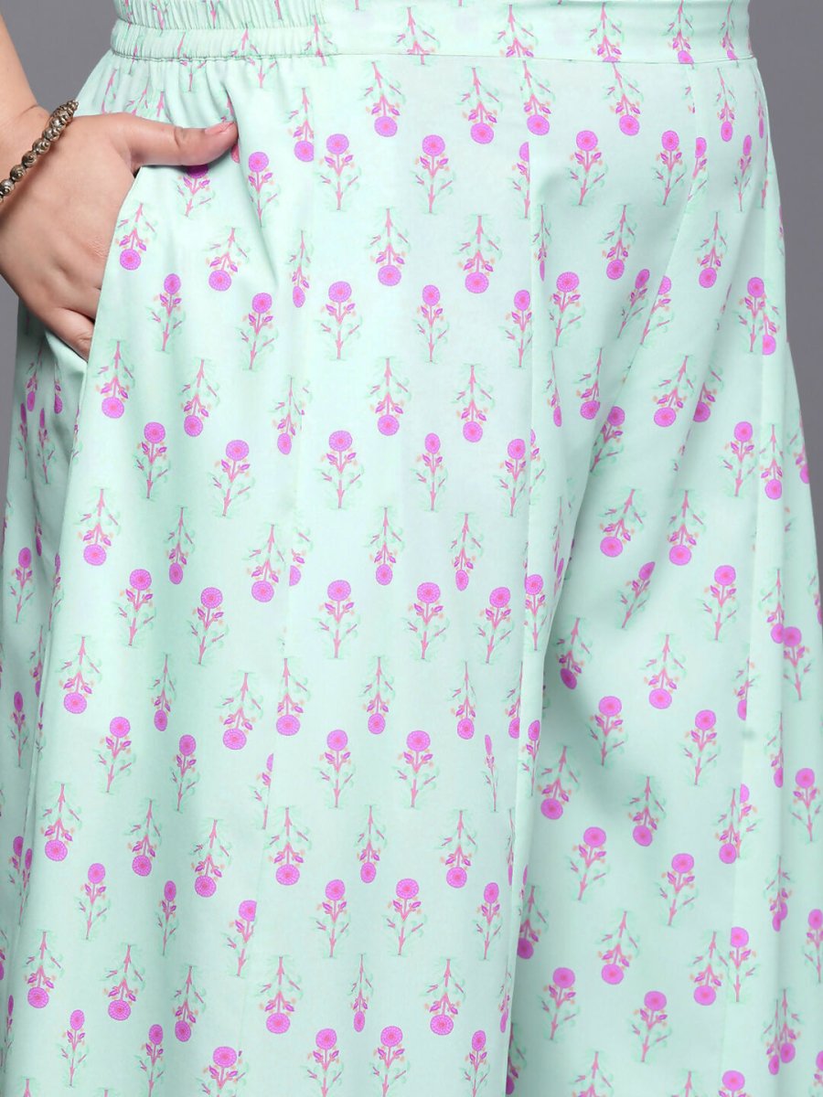 Ahalyaa Women's Traditional wear Co-ords - Blue