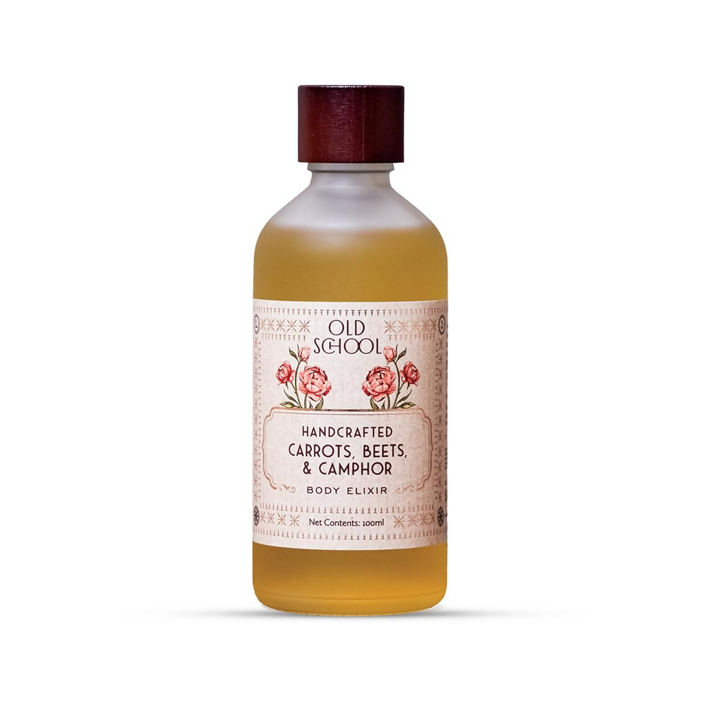 Old School Rituals Carrots Beets & Camphor Body Elixir Nourishing & Toning Body Oil