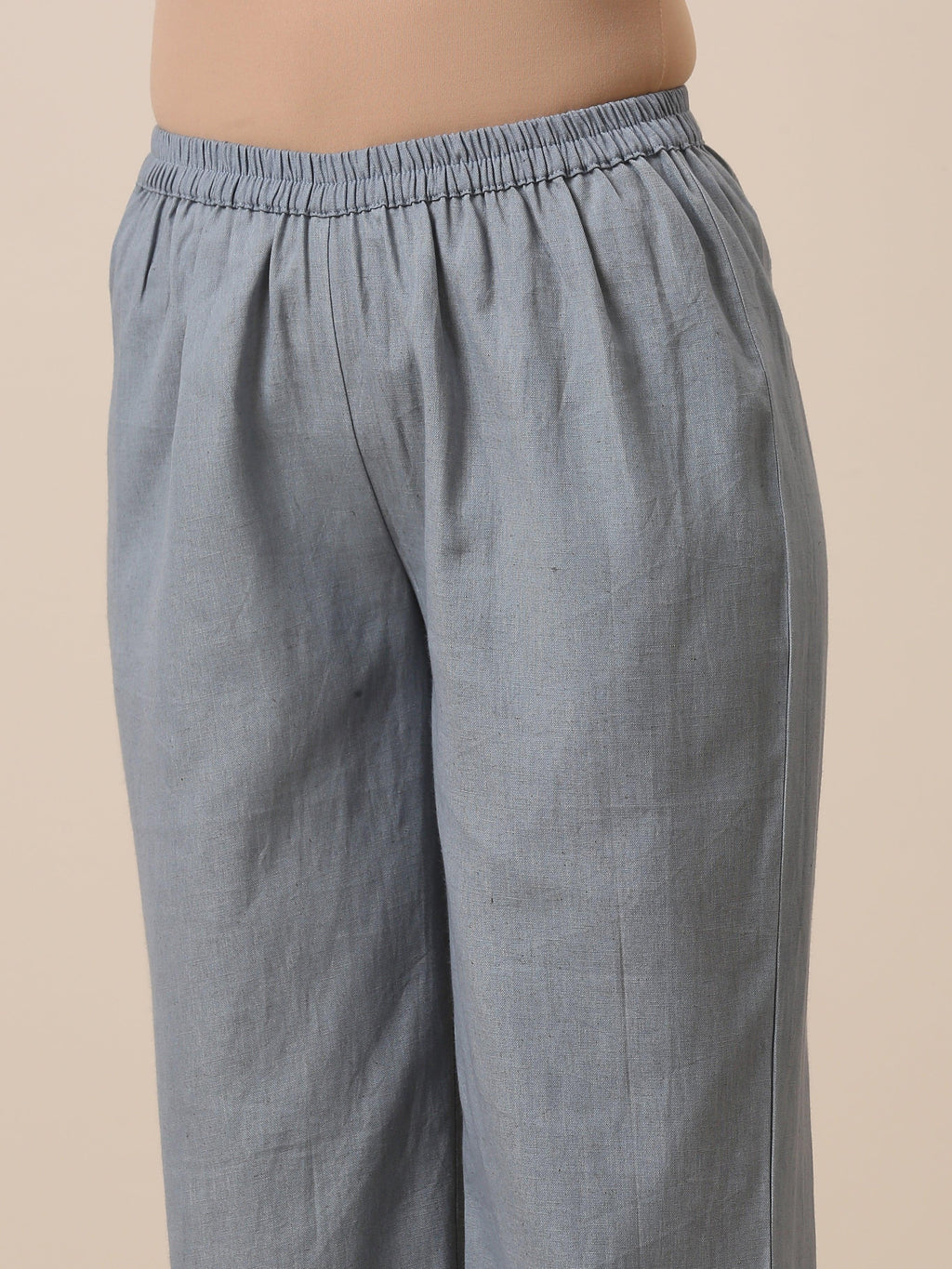 trueBrowns Cotton Steel Blue Short Co-Ord Set | Relove
