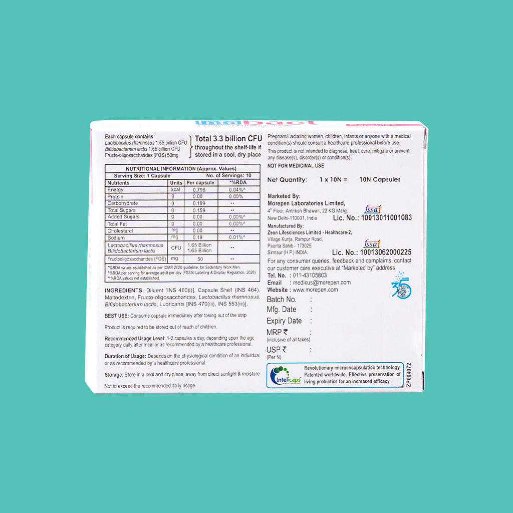 Dr Morpen Intebact Probiotic Capsules