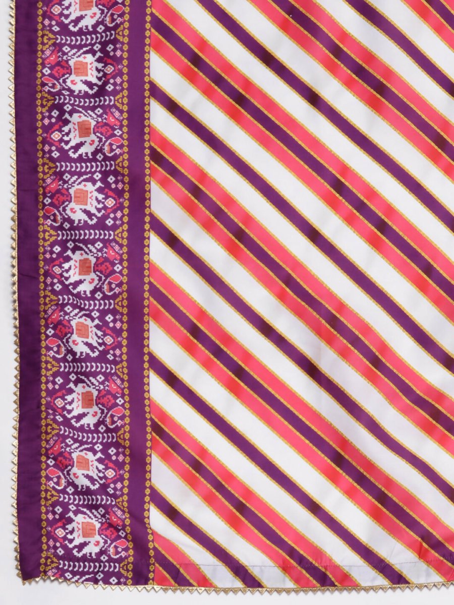 Ahalyaa Women's Traditional wear Kurta Set - Purple
