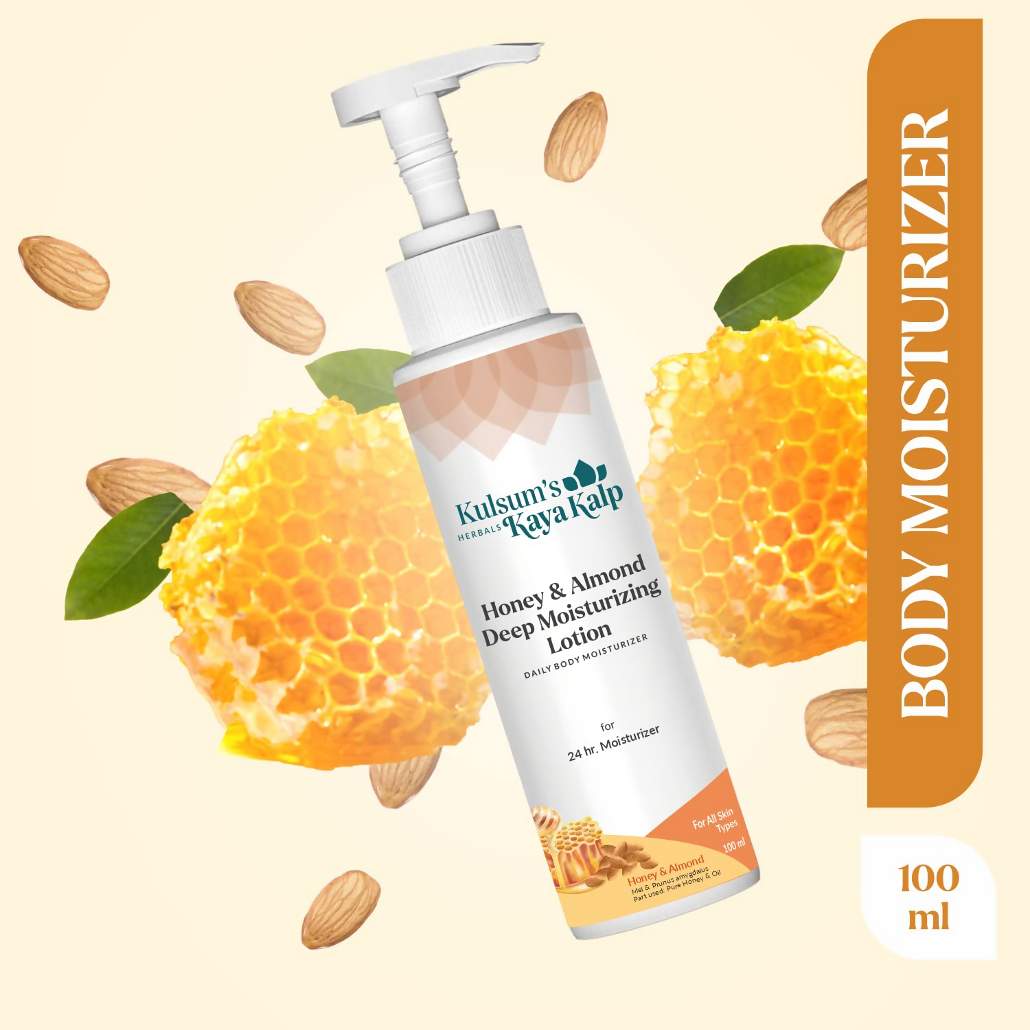 Kulsum's Kaya Kalp Honey & Almond Deep Moisturizing Lotion