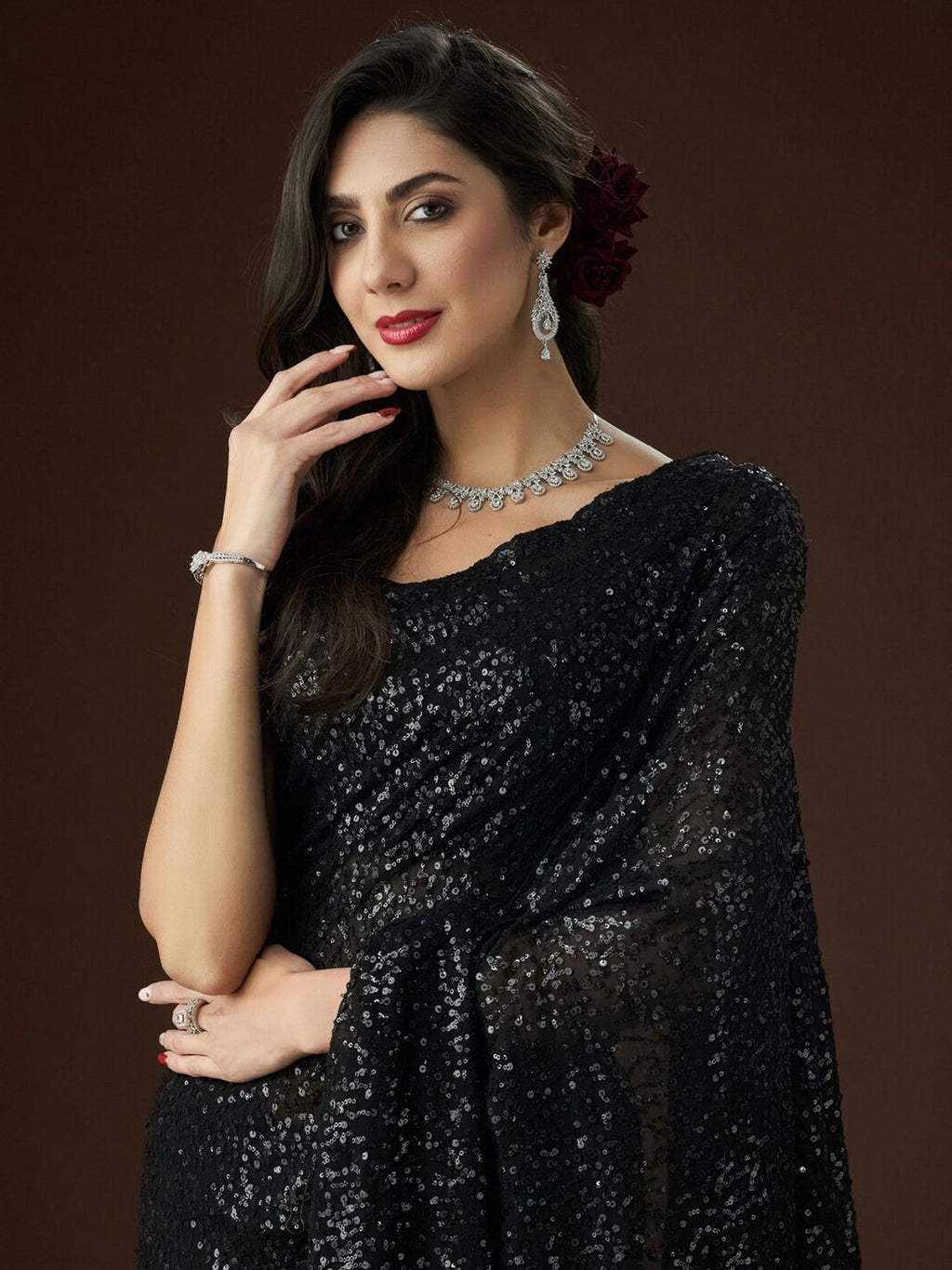 kasee Embellished Sequinned Sarees