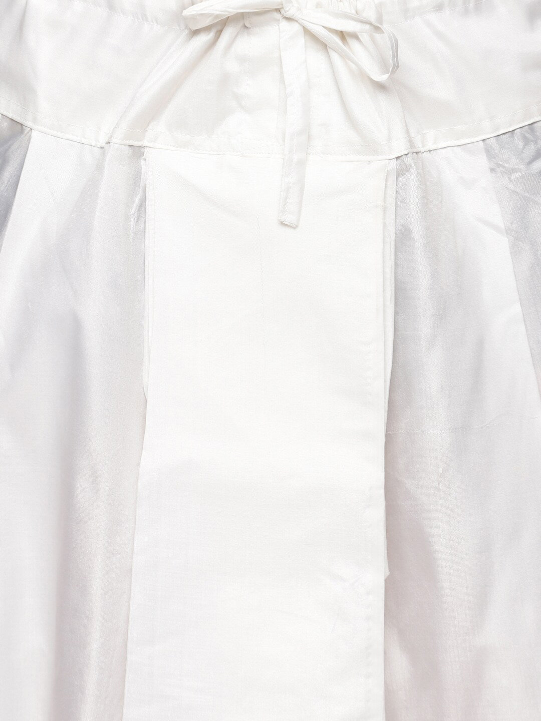 Sethukrishna Men White Solid Kurta with Dhoti Pants