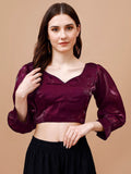 Tikhi Imli Sweetheart Neck Saree Blouse