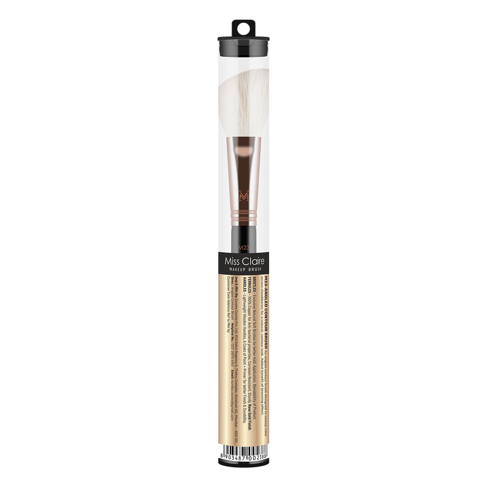 Miss Claire M23 - Angled Contour Brush - Rose Gold