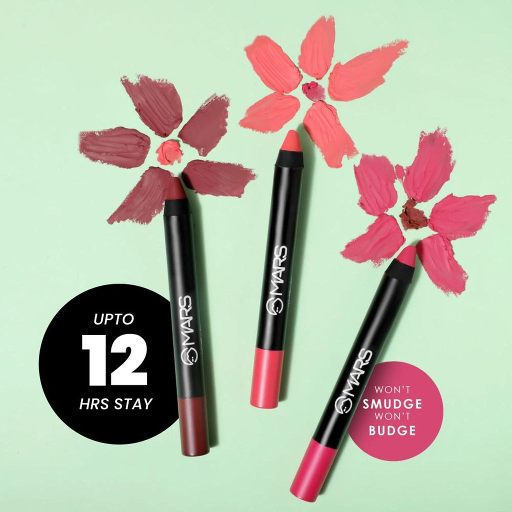 MARS Cosmetics Won't Smudge Won't Budge Lip Crayon - Smile Please