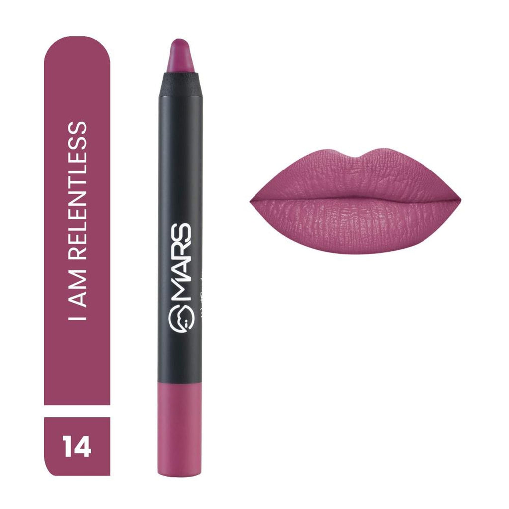 MARS Cosmetics Won't Smudge Won't Budge Lip Crayon - I Am Relentless